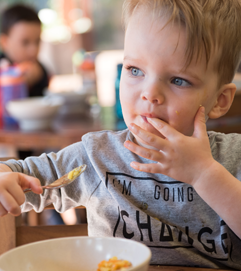 child eating